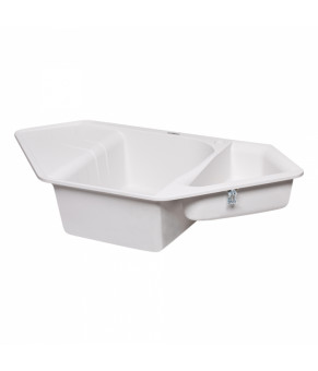 Кухонная мойка Lidz 1000x500/225 WHI-01 (LIDZWHI011000500225)