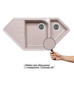 Кухонная мойка Lidz 1000x500/225 COL-06 (LIDZCOL061000500225)