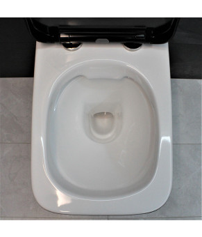 Унитаз подвесной DUSEL CUBIS CHIC STYLE DWHT10201030CS с сиденьем Slim Soft-Close
