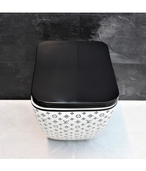 Унитаз подвесной DUSEL CUBIS LV STYLE DWHT10201030LVS с сиденьем Slim Soft-Close