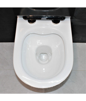 Унитаз DUSEL LEVITA MARBLE подвесной DWHT10201130MS с сиденьем Soft Close дюропласт