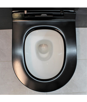 Унитаз DUSEL LEVITA MARBLE подвесной DWHT10201130MS с сиденьем Soft Close дюропласт