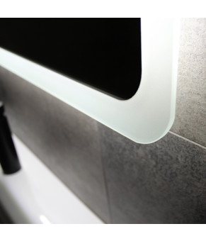 Зеркало Dusel LED DE-M3011 75х100 см Сенсорное включение+подогрев+часы/темп 630116