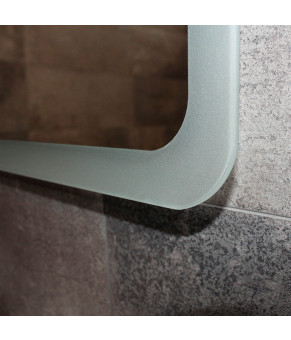 Зеркало Dusel LED DE-M3011 75х100 см Сенсорное включение+подогрев+часы/темп 630116