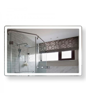 Зеркало Dusel LED DE-M3051 65х80 см Сенсорное включение+подогрев+часы/темп 630512