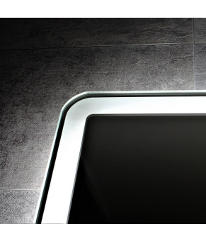 Зеркало Dusel LED DE-M3051 65х80 см Сенсорное включение+подогрев+часы/темп 630512