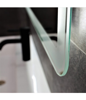 Зеркало Dusel LED DE-M3051 65х80 см Сенсорное включение+подогрев+часы/темп 630512