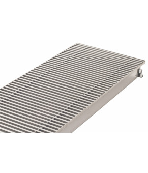 Внутрішньопідлоговий конвектор Carrera C 65 Inox 23х225 см решітка