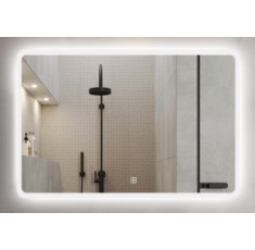 купить недорого Дзеркало Dusel LED DE-M3011 65х80 см Сенсорне включення + підігрів + годинник/темп 630112
