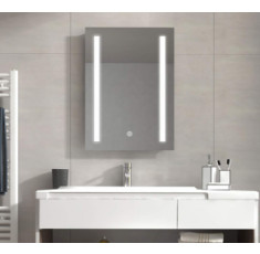 купить недорого Зеркало Dusel DE-M1041 80х65 см Сенсорное включение+подогрев+часы/темп 610410