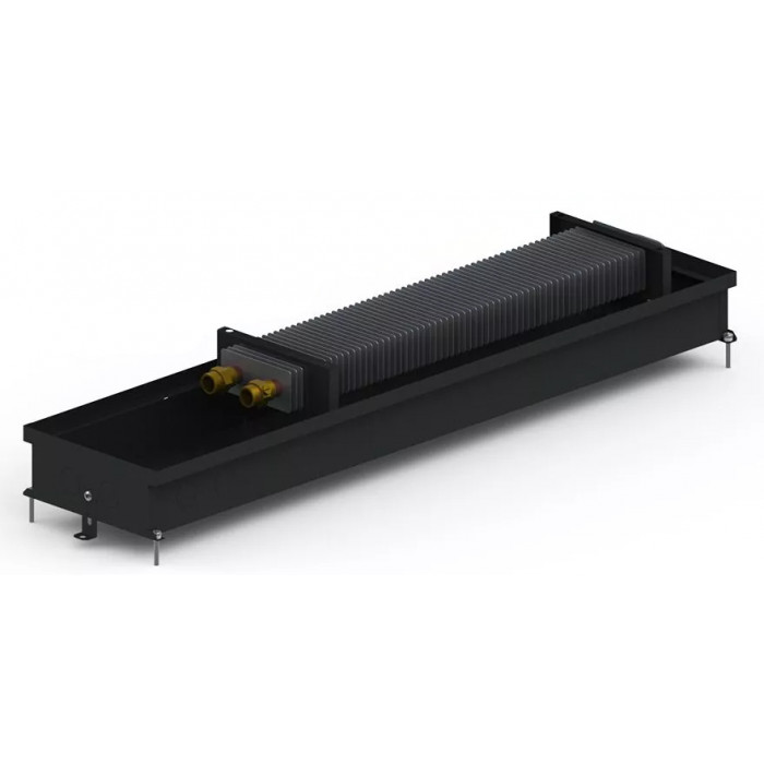 Внутрішньопідлоговий конвектор Carrera C 90 Black 23х175 см