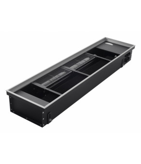 Внутрипольный конвектор Carrera 4SV 110 Black 20х125 см