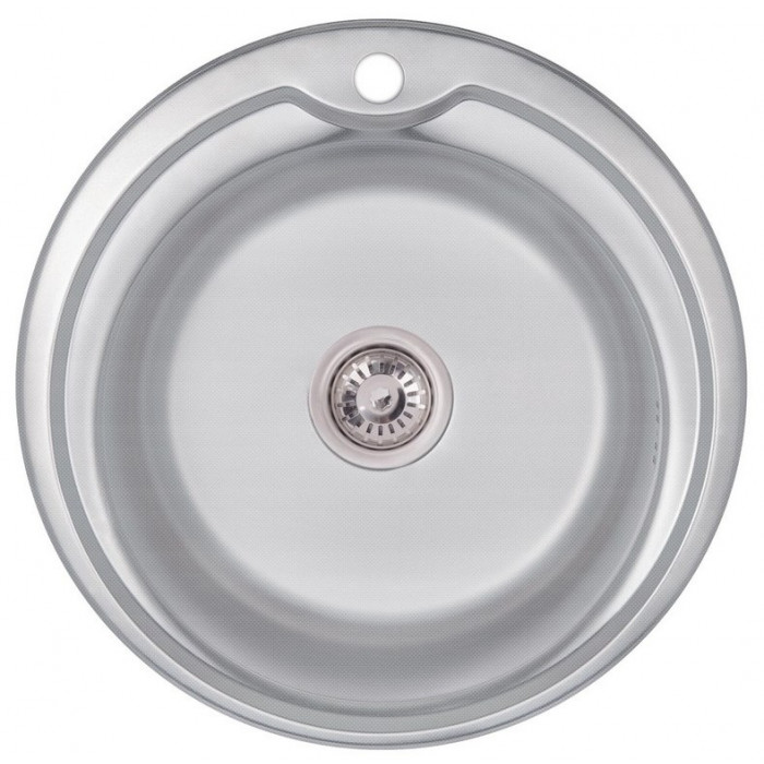 Кухонна мийка Lidz 510-D 0,6 мм Decor (LIDZ510D06DEC160)