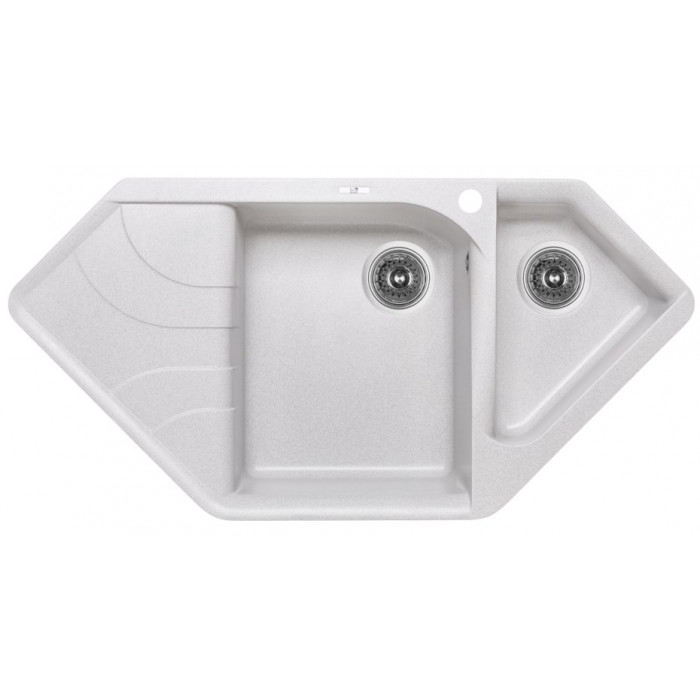 Кухонна мийка з додатковою чашею Lidz 1000x500/225 GRA-09 (LIDZGRA091000500225)