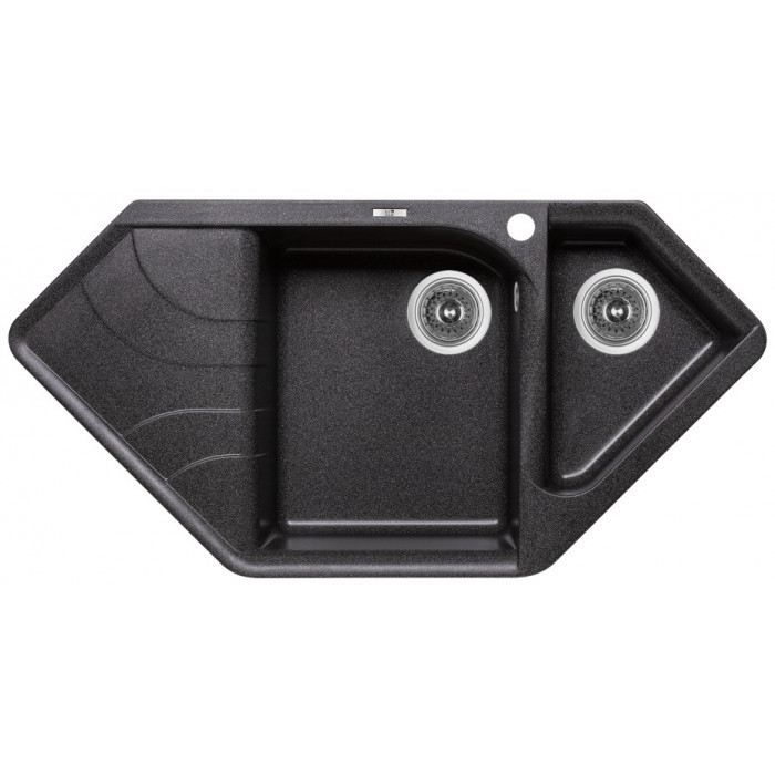 Кухонна мийка з додатковою чашею Lidz 1000x500/225 GRF-13 (LIDZGRF131000500225)