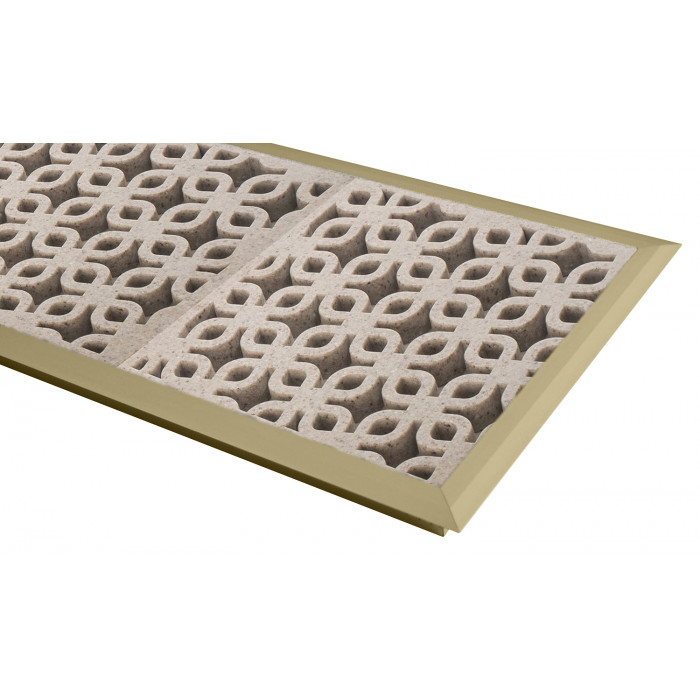 Решетка с рамком Carrera Stone S 30х250 см Ral
