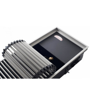 Внутрипольный конвектор Carrera CV 90 Black 25х200 см Hi-Tech