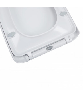 Унитаз подвесной Qtap Gemini безободковый с сиденьем Soft-close QT25332614EW