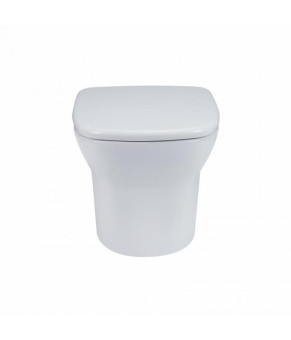 Унитаз подвесной Qtap Gemini безободковый с сиденьем Soft-close QT25332614EW