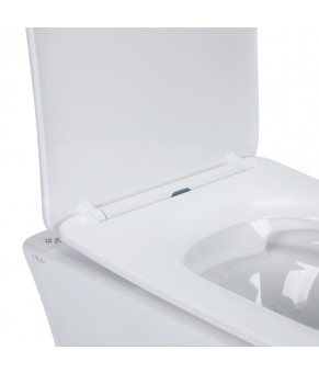 Унитаз подвесной Qtap Presto безободковый с сиденьем Soft-close QT24332615EW