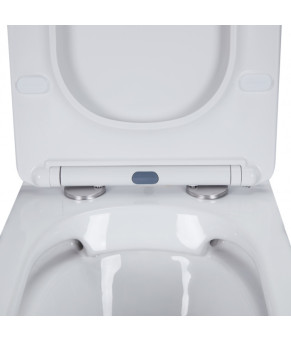Унитаз подвесной Qtap Presto безободковый с сиденьем Soft-close QT24332615EW