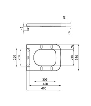 Сиденье для унитаза Qtap Tern Slim с микролифтом (QT99HXU10W)