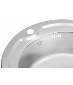 Кухонная мойка Lidz 510-D 0,6 мм Decor (LIDZ510D06DEC160)