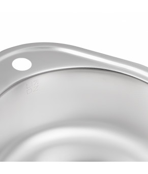 Кухонная мойка Lidz 4843 0,6 мм Decor (LIDZ484306DEC180)