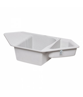 Кухонная мойка с дополнительной чашей Lidz 1000x500/225 GRA-09 (LIDZGRA091000500225)