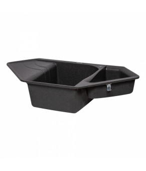 Кухонная мойка с дополнительной чашей Lidz 1000x500/225 GRF-13 (LIDZGRF131000500225)