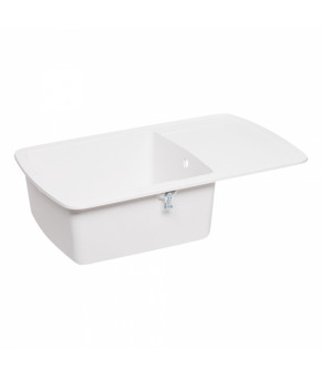Кухонная мойка Lidz 770x490/200 WHI-01 (LIDZWHI01770490200)
