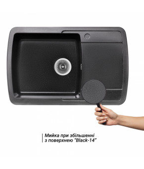 Кухонная мойка Lidz 770х490/200 BLM-14 (LIDZBLM14770490200)