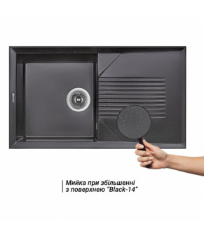 Кухонная мойка Lidz 860х500/240 BLM-14 (LIDZBLM14860500240)