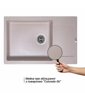 Кухонная мойка Lidz 781x510/200 COL-06 (LIDZCOL06781510200)