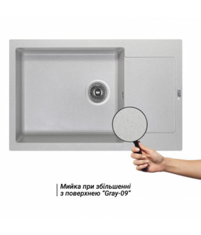 Кухонная мойка Lidz 781x510/200 GRA-09 (LIDZGRA09781510200)
