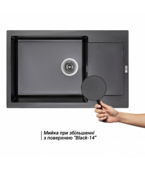 Кухонная мойка Lidz 781x510/200 BLM-14 (LIDZBLM14781510200)