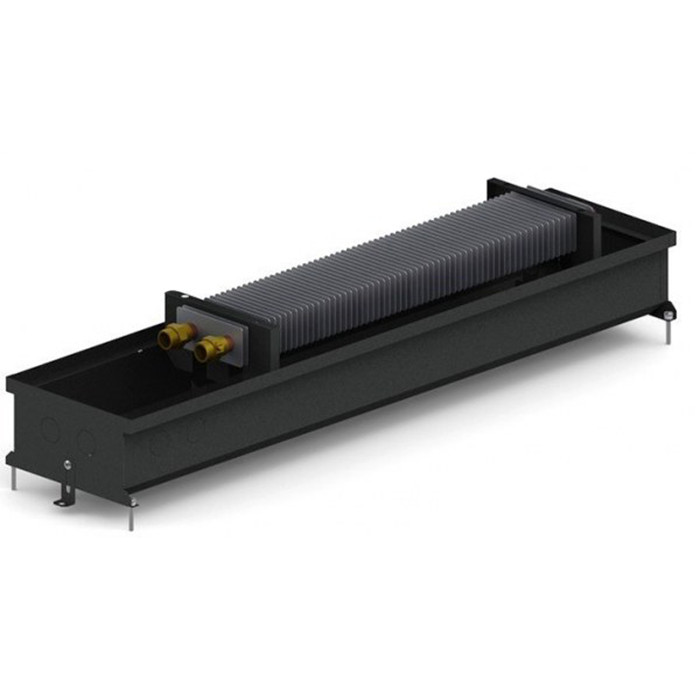 Внутрішньопідлоговий конвектор Carrera C 120 Black 23х125 см