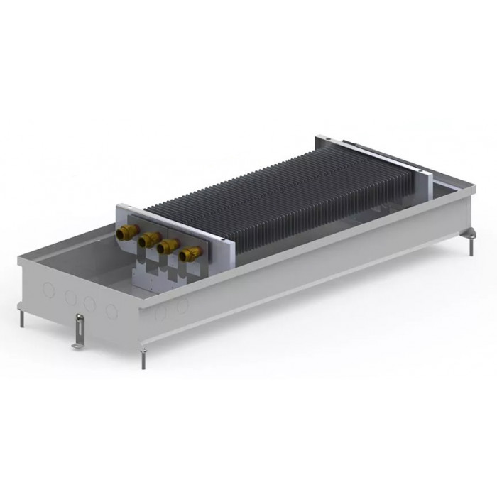 Внутрішньопідлоговий конвектор Carrera C2 120 Inox 38х300 см