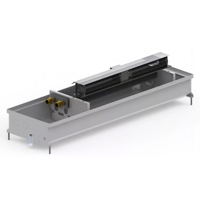 Внутрішньопідлоговий конвектор Carrera CV 120 Inox 28х225 см