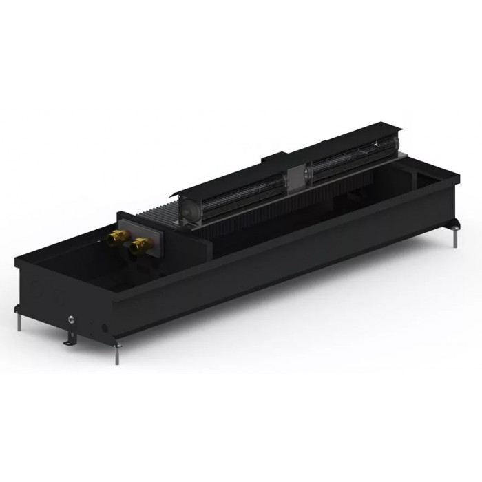 Внутрішньопідлоговий конвектор Carrera CV 120 Black 28х275 см