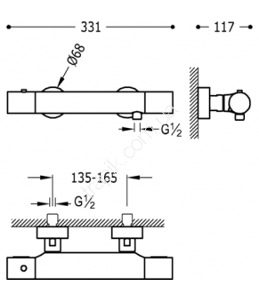 Смеситель для душа STUDY EXLUSIVE 06116209AC