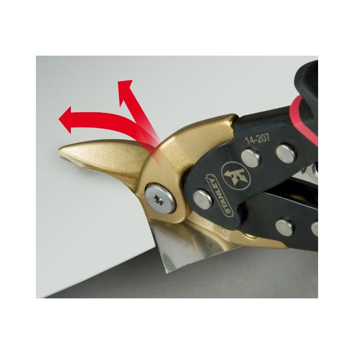 Ножницы по металлу Stanley левые 250 мм 0-14-207