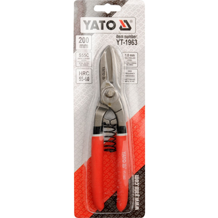 Ножиці з металу Yato 200 мм YT-1963