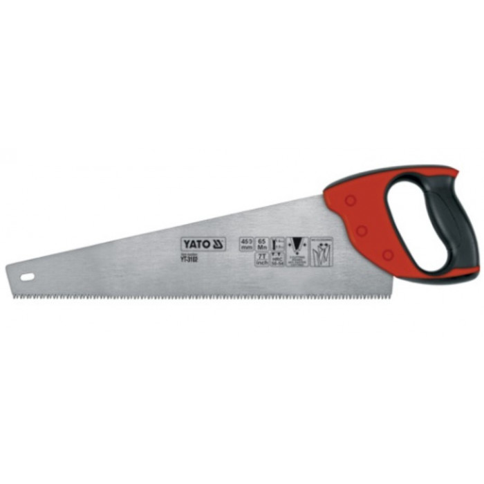 купить Ножівка з дерева Yato 450 мм 7TPI YT-3102