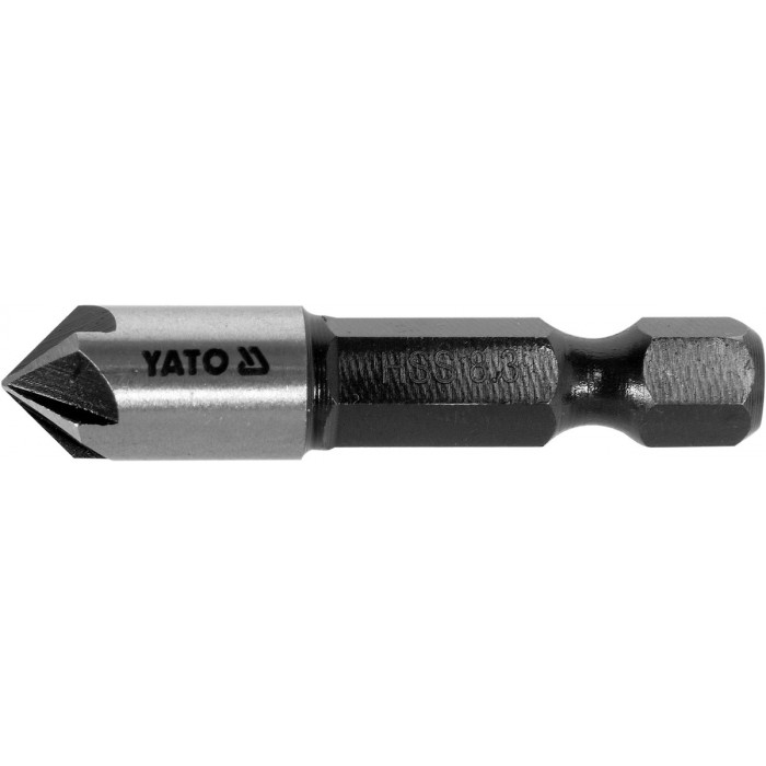 Зінківка конічна по металу Yato HEX-1/4" 8.3х40 мм HSS YT-44722